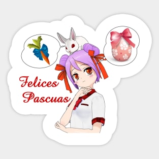 Felices Pascuas (Personalizable) Sticker